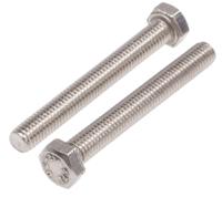 289-001 RS PRO Stainless Steel, Hex Bolt, M5 x 40mm