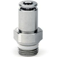 s6510-12-38 Camozzi 6000 Series Male Connector, 12 mm to G 3/8 Male, Threaded-to-Tube Connection Style, S6510 12-3/8
