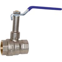 615105 Sferaco Nickel Plated Brass Ball Valve, Ball Valve, Threaded, BSP 3/4in, 30bar Operating Pressure