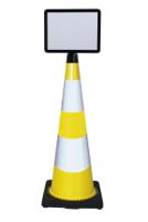 174-5963 RS PRO Weighted Yellow 900 mm PVC Safety Cone