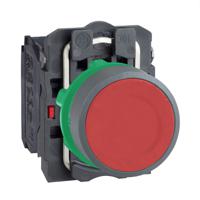 xb5aa45c0 Schneider Electric XB5 Series Push Button, 22mm Cutout, 1 NO + 1 NC, 600V, IP66, IP67
