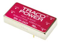 ten-10-2423 TRACOPOWER TEN 10 DC-DC Converter, ±15V dc/ ±330mA Output, 18 → 36 V dc Input, 10W, Through Hole, +85°C Max Temp