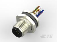 t4171020008-001 TE Connectivity Circular Connector, 8 Contacts, Rear, M12 Connector, Plug, Male, IP67, M12 Series