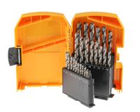 dt5929r-gb DeWALT 29-Piece Twist Drill Bit Set for Metal, 13mm Max, 1mm Min, HSS-G Bits
