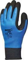 sho306 Showa 306 Blue Nylon, Polyester Work Gloves, Size 9, Latex Coating