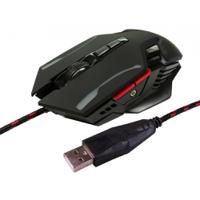 nlms-gm01 NewLink NLMS-GM01 7 Button Wired Ergonomic Optical Mouse Black