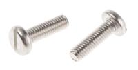 527-139 RS PRO Slot M6 Pan A2 304 Stainless Steel Machine Screws DIN 85 x 20.0mm