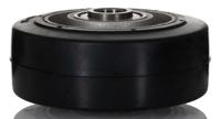 iep125x50-20 Tente Black Rubber Corrosion Resistant, Vulcanized Trolley Wheel, 600kg