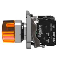 xb4bk125g5 Schneider Electric Selector Switch - (SPDT) 22.5mm Cutout Diameter, Illuminated 2 Positions