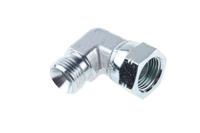 8c6mk4s Parker Steel Zinc Plated Hydraulic Elbow Threaded Adapter, 8C6MK4S, G 1/2 Male G 1/2 Female