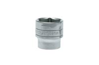 m1205326-c Teng Tools 1/2 in Drive 32mm Standard Socket, 6 point, 43 mm Overall Length