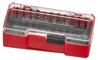 tj1412 Teng Tools Impact Bit Set Construction With Belt Clip 12 Pieces
