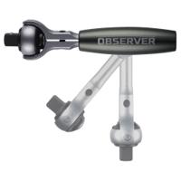 obs-sr14 Observer Tools OBS-SR14 1/4 in Square Ratchet with Rotator Handle, 125 mm Overall