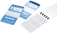 812-1528 RS PRO Adhesive Cable Markers, Black on White, Pre-printed "0 → 9"