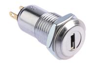 skl-12-bs2 Lorlin Key Switch, SPST, 500 mA @ 24 V 2-Way Common, Flat-Key