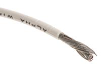 6717-wh005 Alpha Wire Ecogen Ecowire Series White 2.1 mm² Hook Up Wire, 14 AWG, 41/0.25 mm, 30m, MPPE Insulation, 6717 WH005