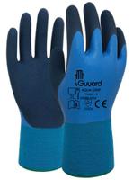 aquagrip06 GUYARD AQUAGRIP Blue Nylon Work Gloves, Size 6, Latex Coating