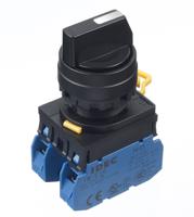 yw1s-33e20 Idec Spring Return Selector Switch - (DPST) 22mm Cutout Diameter, Illuminated 3 Positions