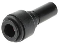 pm061008e John Guest PM Series Reducer Nipple, Push In 10 mm to Push In 8 mm, Tube-to-Tube Connection Style