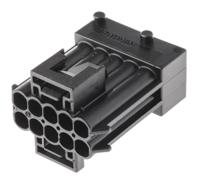 1-965423-1 TE Connectivity, Junior Power Timer Automotive Connector Plug Black 10 Way, Solder Termination