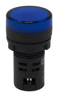 791-8585 RS PRO, Panel Mount Blue LED Pilot Light, 22mm Cutout, IP65, Round, 12V ac/dc