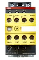 1sbl157082r1122-afs12-30-22-11 ABB Jokab AFS Contactor, 24/60 V ac Coil, 3-Pole, 28 A, 9 kW 24 V, 3 NO, 600V