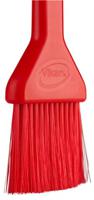 5552504 Vikan Red Pastry Brush for Food Industry, General Cleaning with brush included