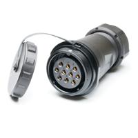 304-543 RS PRO Industrial Circular Connector, 10 Contacts, In-Line, SP29 Connector, Socket, Female, IP68, SP2911C Series