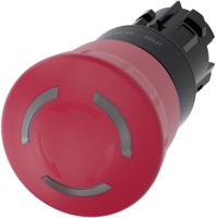 3su1001-1hb20-0aa0 Siemens SIRIUS ACT, Red, Turn to Unlatch 40mm Mushroom Head Emergency Button