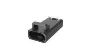 flhp2100 Amphenol Communications Solutions FLHP2100 Series Straight Wire Mount PCB Socket, 2-Contact, 1-Row, 2.5mm Pitch, Crimp
