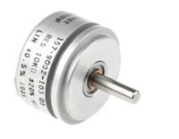 157s103mb9002 Vishay 157 10kΩ Rotary Potentiometer 1-Gang Servo Mount, 157S103MB9002