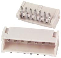 s7b-zr-lfsn JST ZH Series Right Angle Through Hole PCB Header, 7 Contact(s), 1.5 mm Pitch, 1 Row, Shrouded