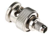 j01002a1288 Telegartner, Plug Cable Mount BNC Connector, 75Ω, Crimp Termination, Straight Body