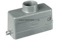 19300161442 HARTING Han B Heavy Duty Power Connector Hood, M32 Thread, Top Entry