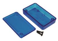 1551jtbu Hammond 1551 Series Blue ABS Enclosure, IP54, Blue Lid, 60 x 35 x 15mm