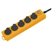 1159904225 brennenstuhl 2m 5 Socket CEE Extension Lead, IP54