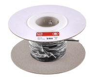 408-293 RS PRO Expandable Braided PET Black Cable Sleeve, 3mm Diameter, 30m Length
