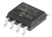 25aa512-isn Microchip 25AA512-I/SN,  512 kB Serial EEPROM,  250 ns 8-Pin SOIC Serial-SPI