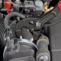 85-51-250-a Knipex Hose Clamp Pliers, 250 mm Overall, Angled, Straight Tip, 70mm Jaw