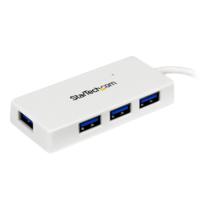 st4300minu3w StarTech.com 4 Port USB 3.0 USB A  Hub, USB Powered, 80 x 36 x 14mm