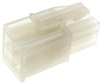 172338-1 TE Connectivity, Mini-Universal MATE-N-LOK Male Connector Housing, 4.14mm Pitch, 4 Way, 2 Row