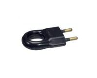 0-501-63 Legrand French / German Mains Connector, 6A Black, Cable Mount Polymer Screw, 230 V