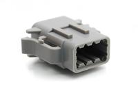 atm06-08sa Amphenol Industrial, ATM Automotive Connector Plug Grey Cable Mount 8 Way, Crimp Termination ATM06-08SA