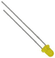 hlmp-1719 Broadcom1.8 V Yellow LED 3mm Through Hole, HLMP-1719