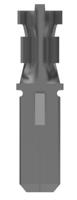 180409-2 TE Connectivity FASTON .250 Uninsulated Male Spade Connector, Tab, 6.35 x 0.81mm Tab Size, 4mm² to 6mm²