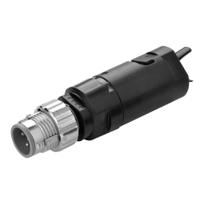 xs5g-d418 Omron Circular Connector, 4 Contacts, Cable, M12 Connector, Plug, Male, IP67, XS5 Series