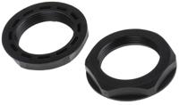 822-9842 RS PRO Black Nylon 66 Cable Gland Locknut, M32 Thread, IP68