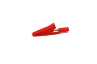 212-1204 RS PRO Crocodile Clip, Nickel Plated Brass Contact, 8A, Red