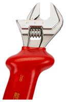 8071v Bahco Adjustable Spanner, 205 mm Overall, 24mm Jaw Capacity, Insulated Handle, VDE/1000V