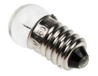 106-313 RS PRO E10 Indicator Light, Clear, 2.5 V, 250 mA, 30h